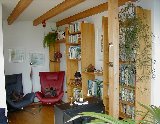 Leseecke im Wohnzimmer